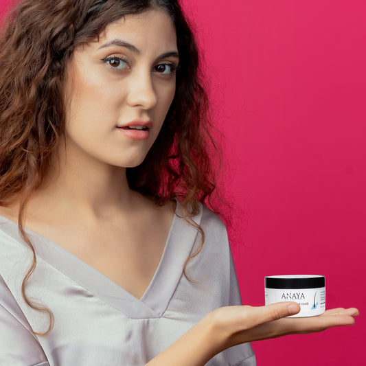 Anaya Naturals Dry Damage Hair Mask for All Hair Types, 100% Damage Repair, Enriched with Ceramides & Argan Oil,Wheat Protein Infused, 250ml