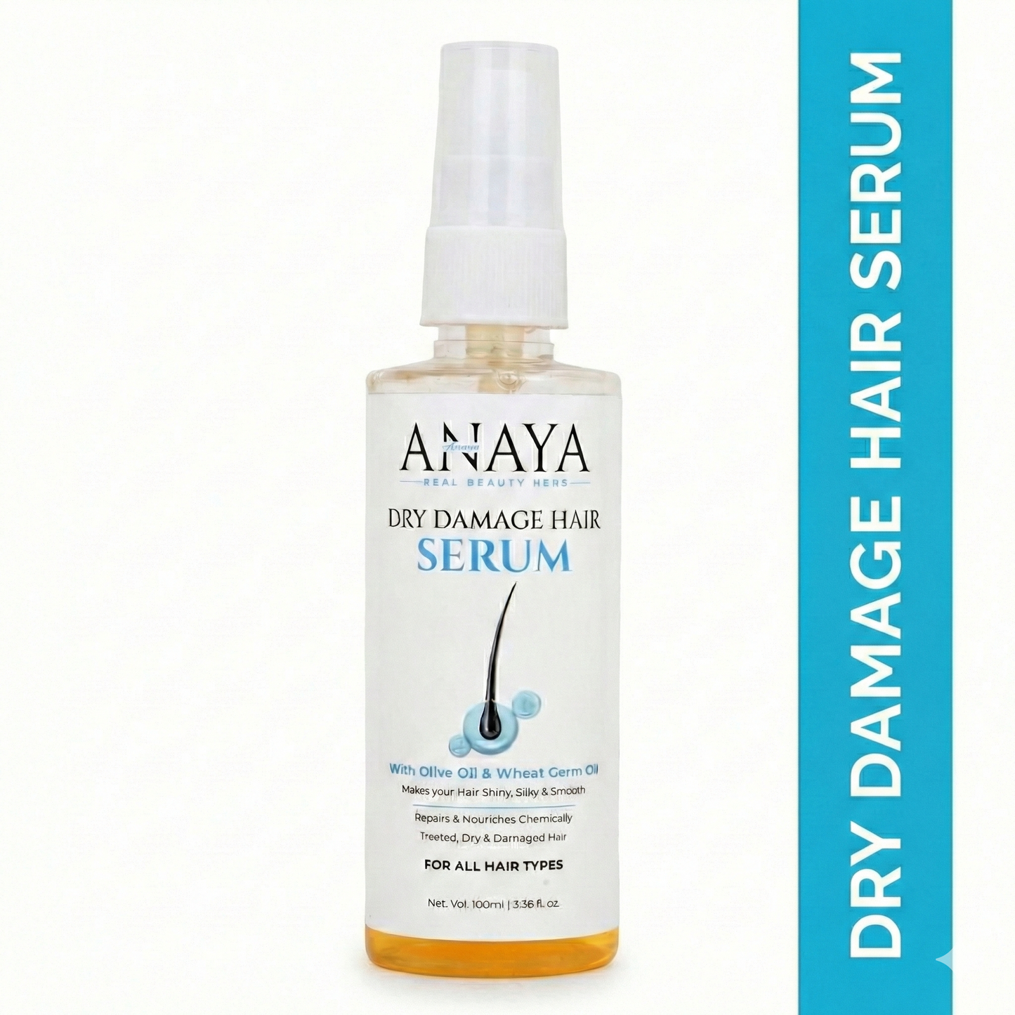 Anaya dry damage hair serum bottle
