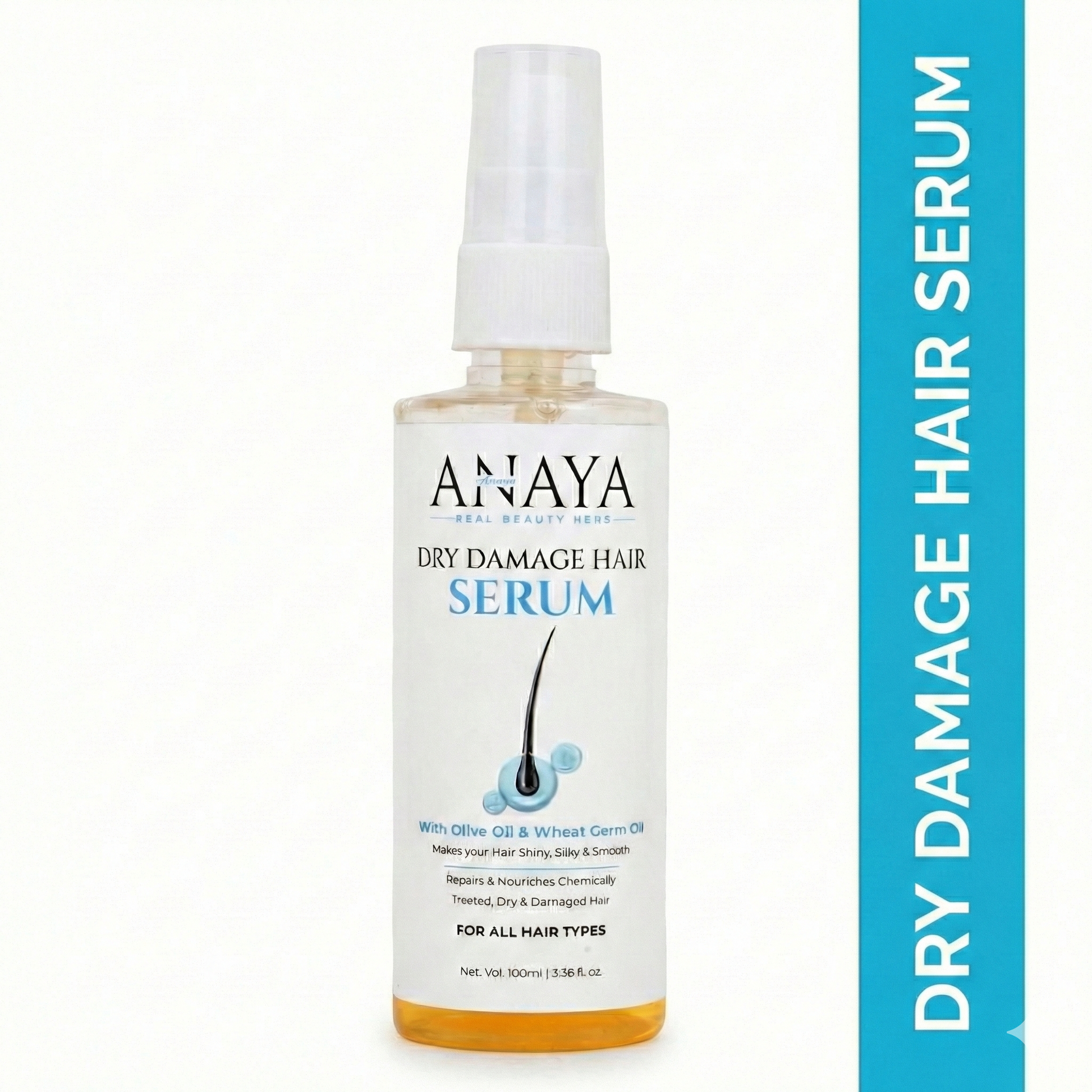 Anaya dry damage hair serum bottle